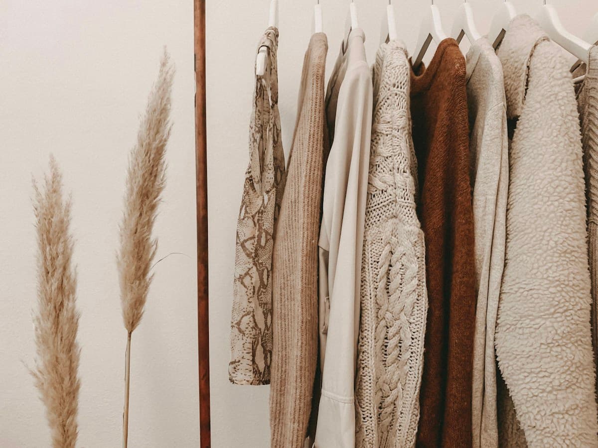 A tonal rail of textured knitwear and relaxed tailoring
